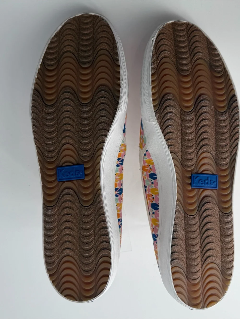 Keds Women’s Double Decker Rainbow Slip-On Sneakers